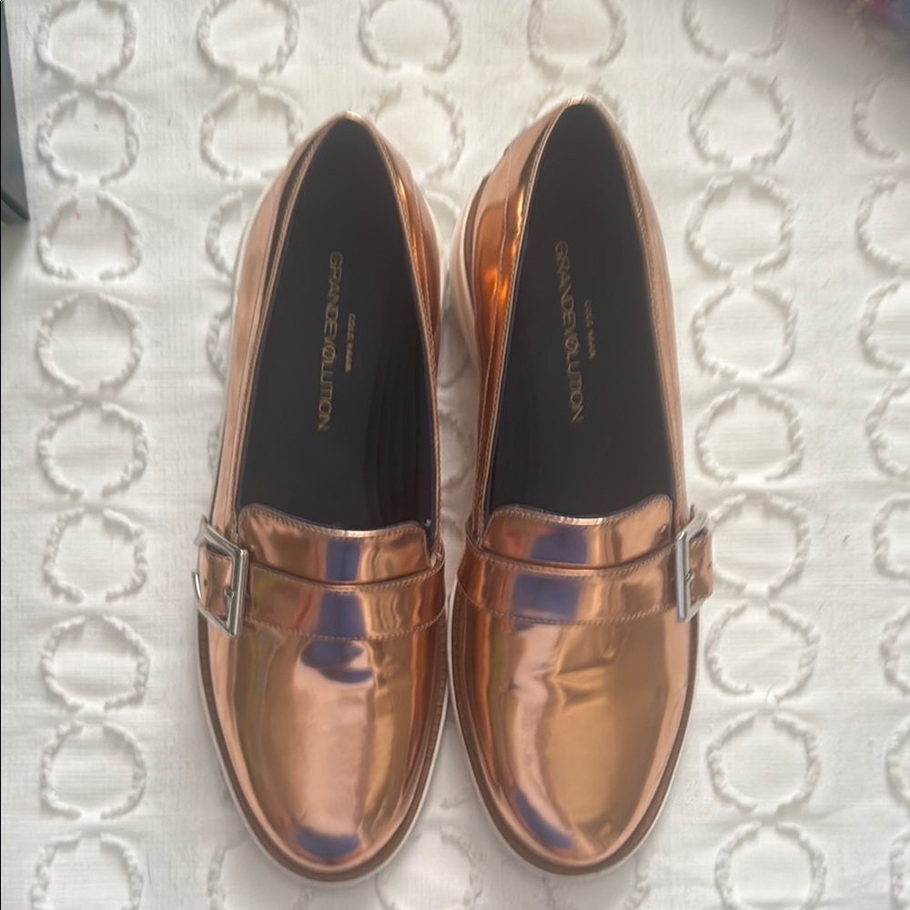 Cole Haan Brown Leather Loafers Flats